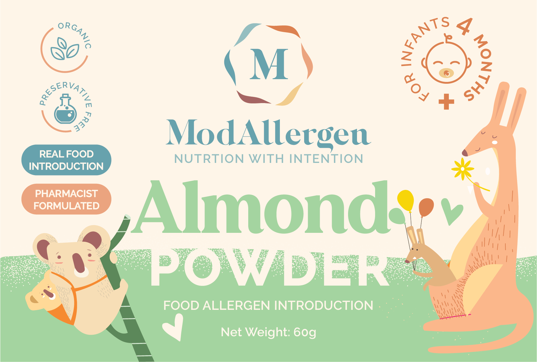 Almond Powder Organic - 3 Month Supply - ModAllergen