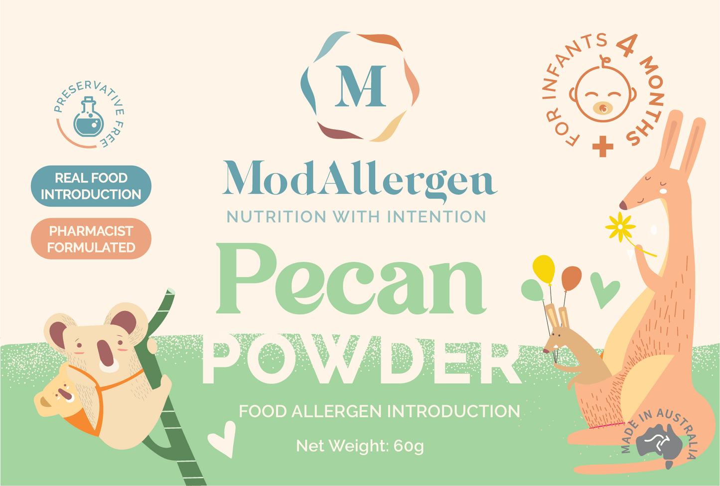 Pecan Powder - 3 Months Supply - ModAllergen