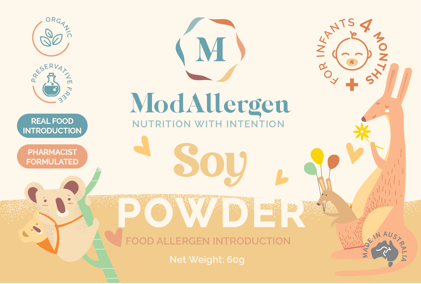 Soy Powder Organic - 3 Month Supply - ModAllergen